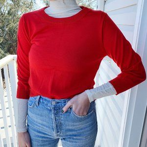 Burnt Orange Pullover Sweater